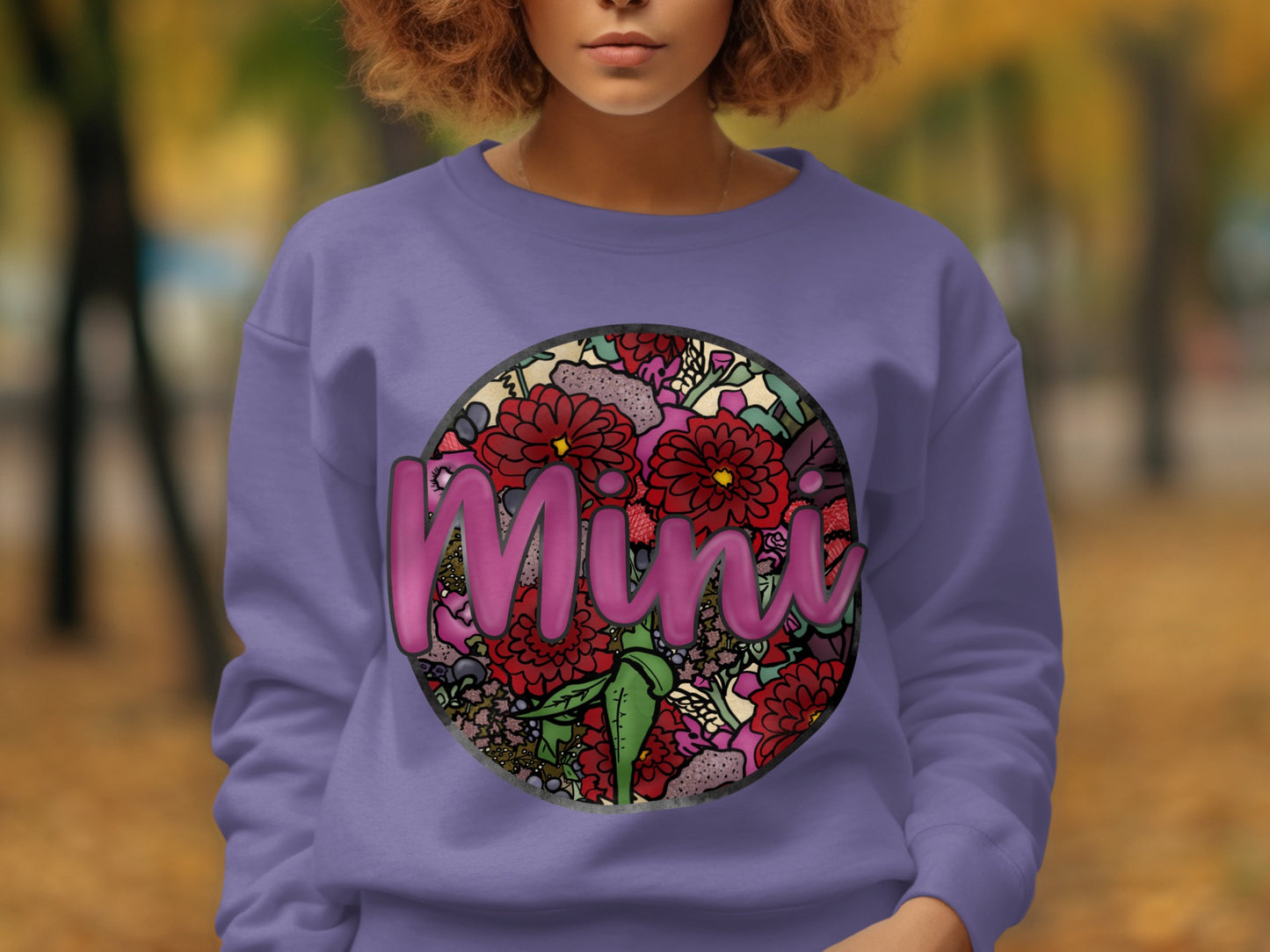 Mini Floral Graphic Sweatshirt Fashion Statement