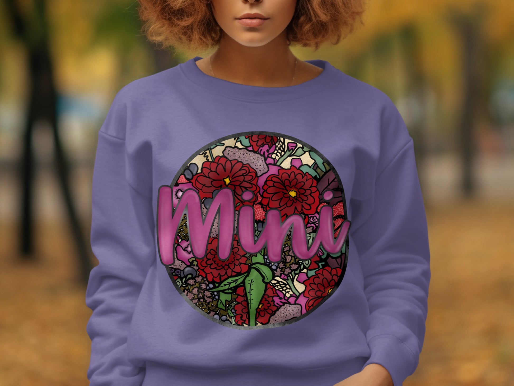 Mini Floral Graphic Sweatshirt Fashion Statement