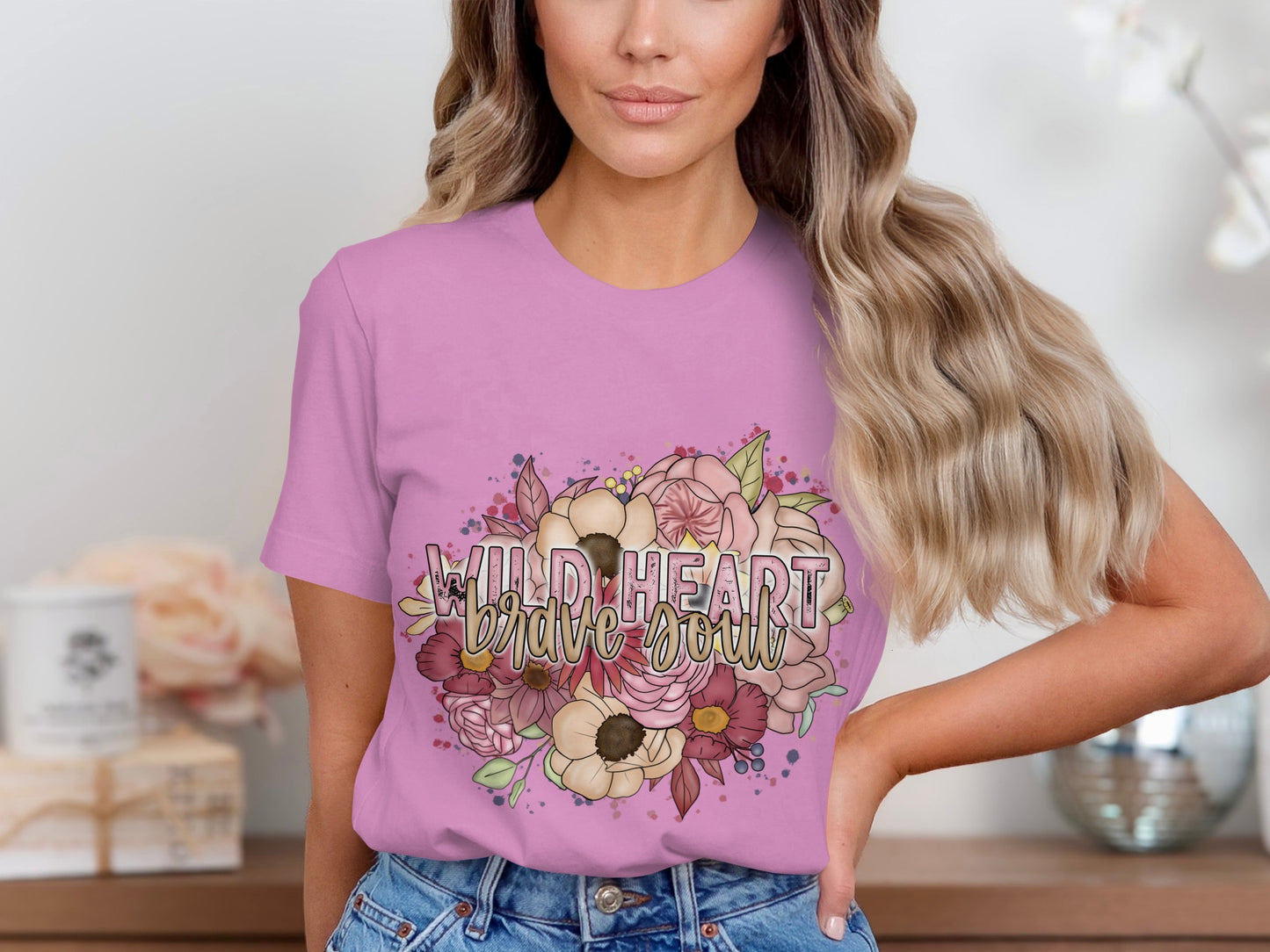 Wild Heart Brave Soul Graphic Shirt for Women