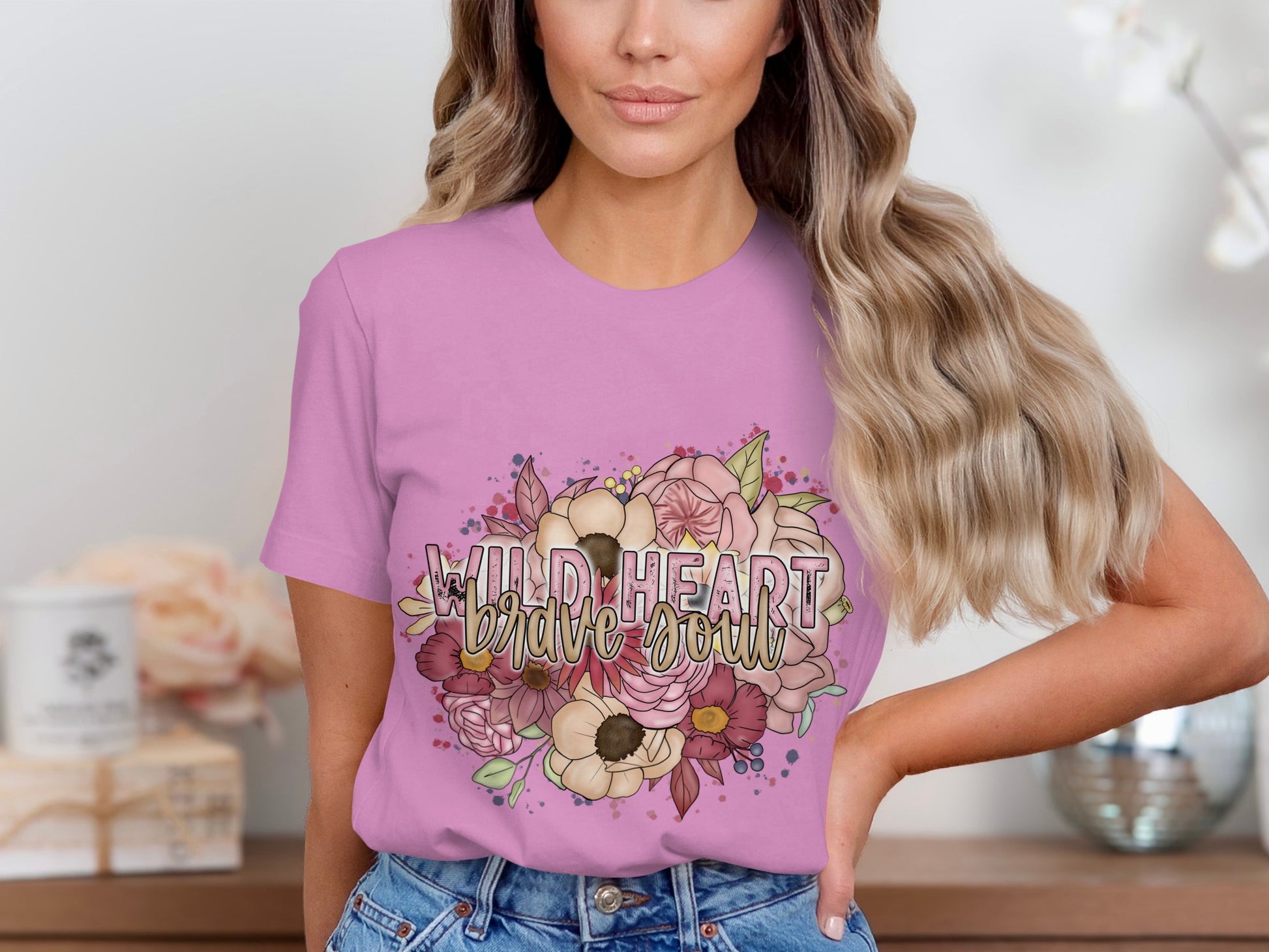 Wild Heart Brave Soul Graphic Shirt for Women