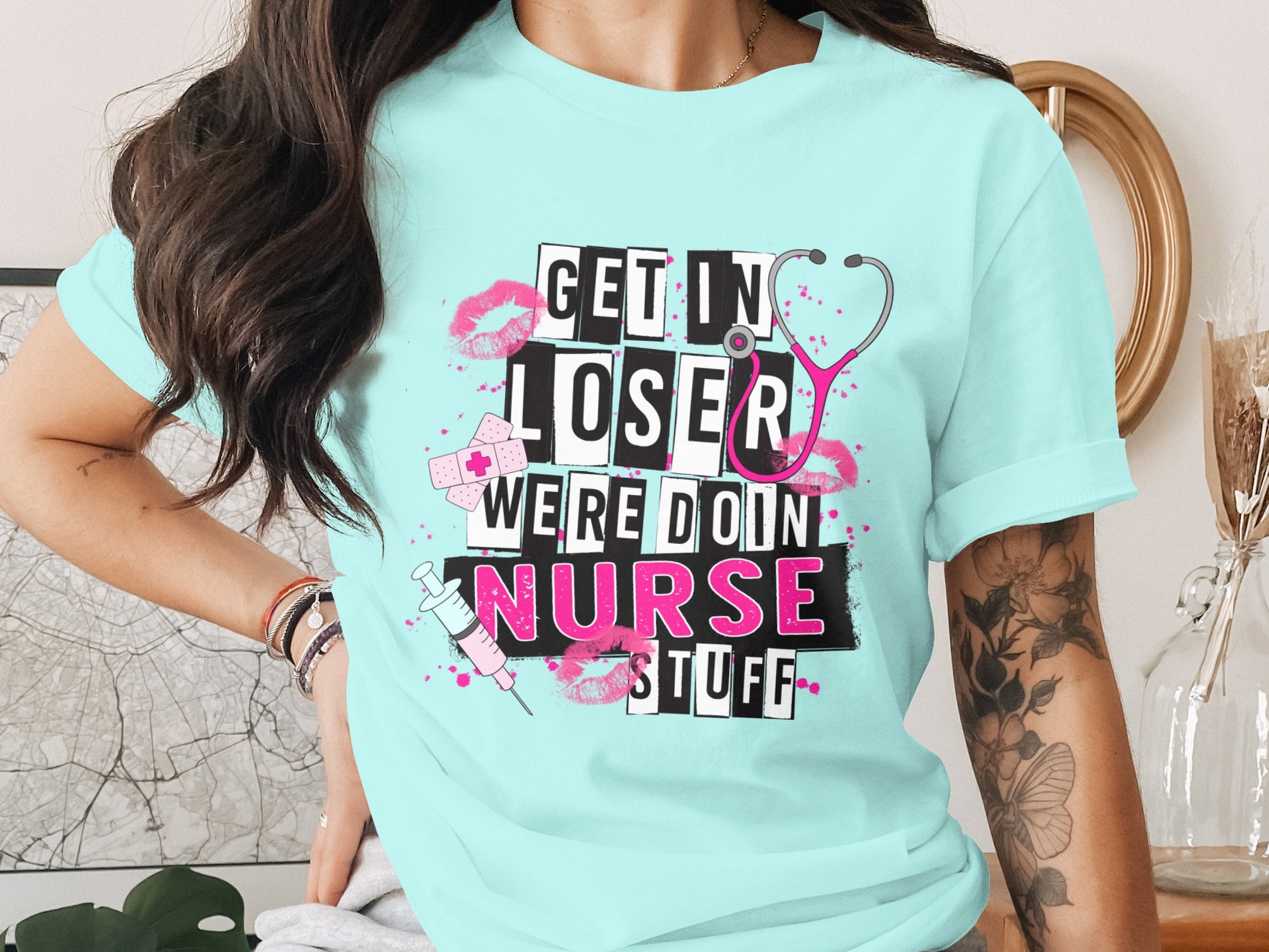 Get In Loser We're Doin Nurse Stuff T-shirt