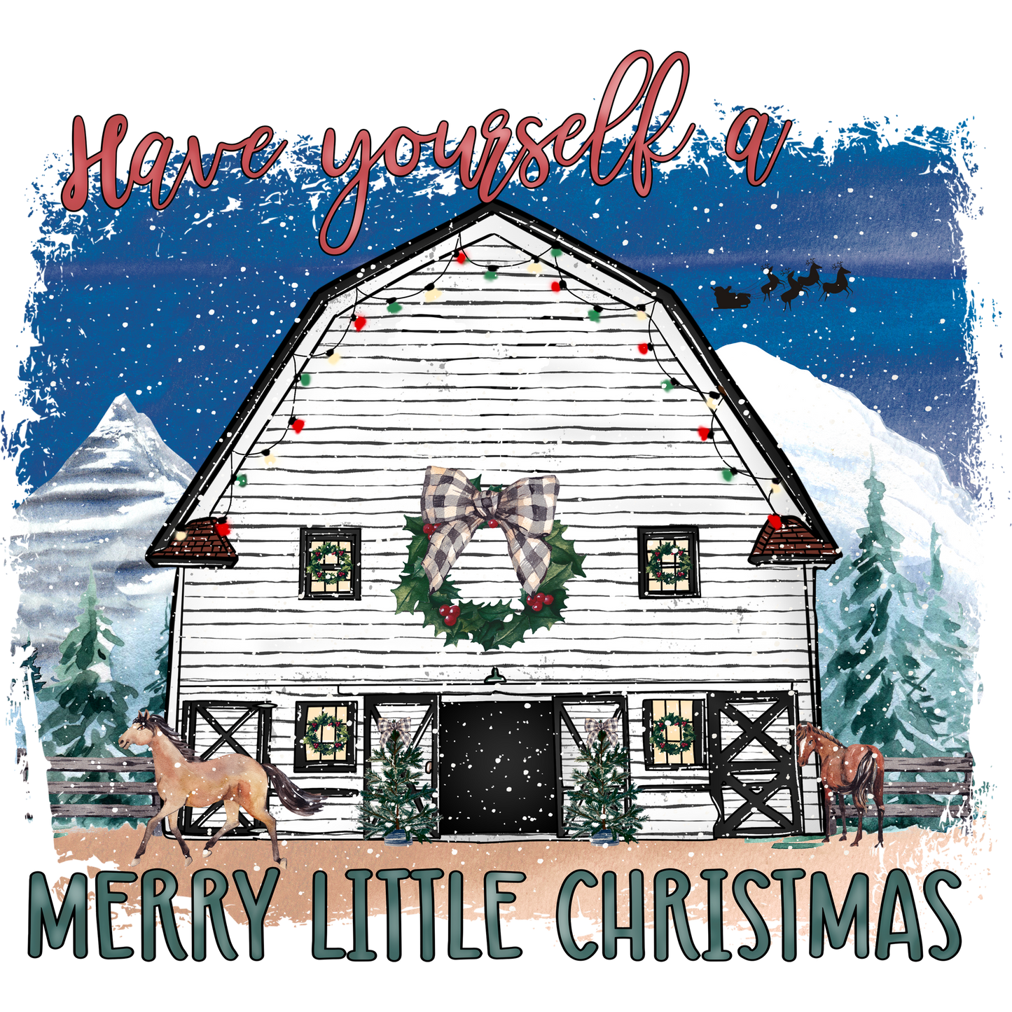 Have Yourself A Merry Little Christmas festive decor