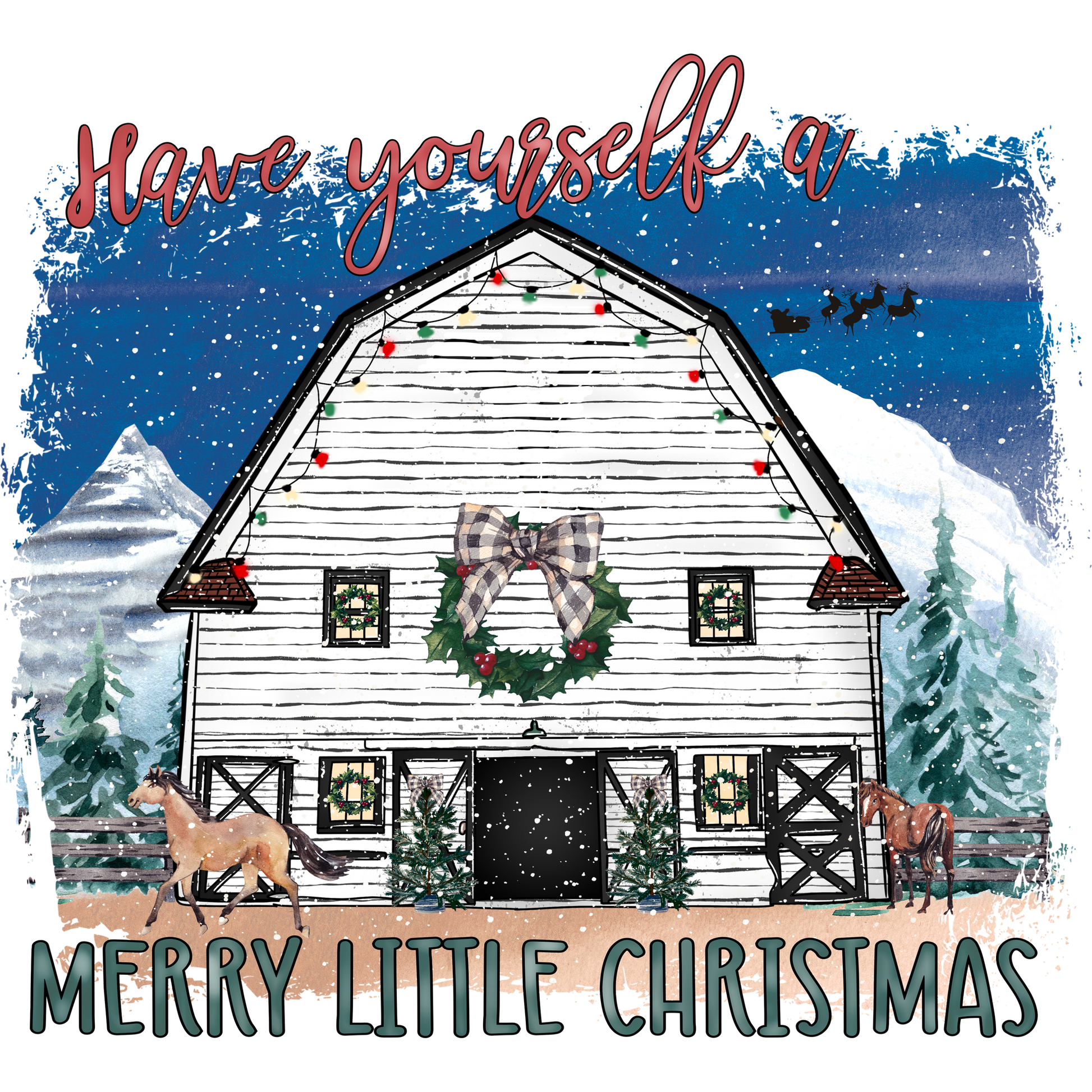 Have Yourself A Merry Little Christmas festive decor