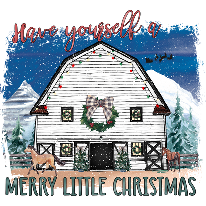 Have Yourself A Merry Little Christmas festive decor