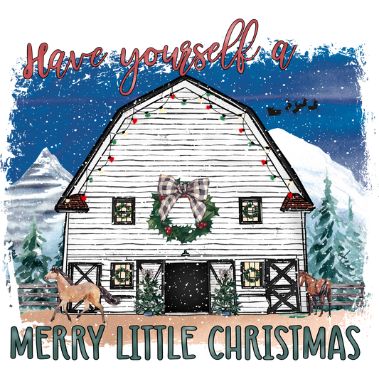 Have Yourself A Merry Little Christmas festive decor