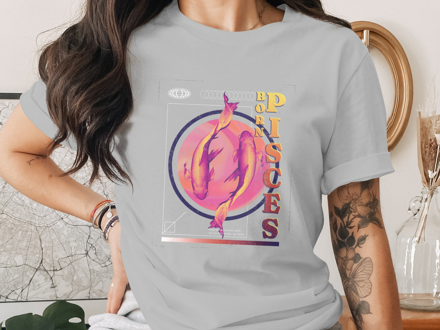 Born Pisces Zodiac Sign Women's T-shirt