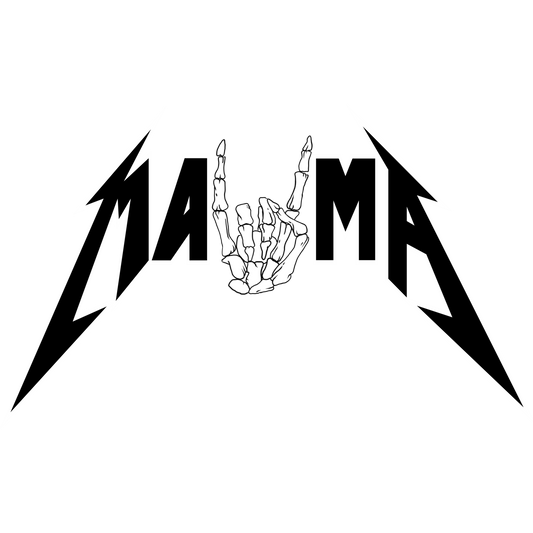 Edgy Metal Hand Gesture Graphic Rocker Tee