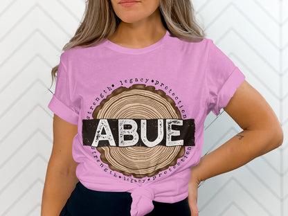 ABUE Strength Legacy Protection Graphic T-Shirt
