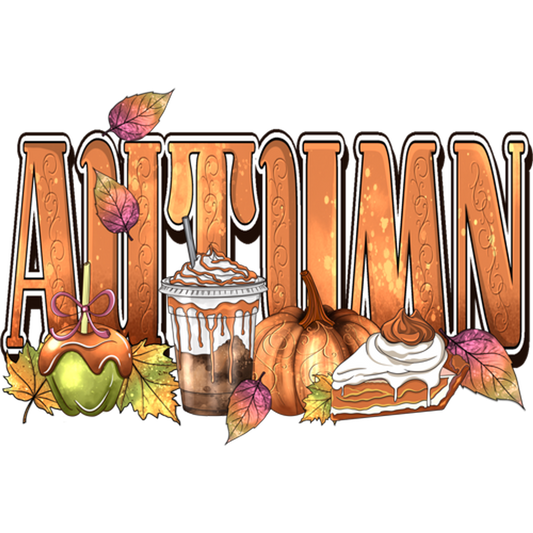 Autumn Pumpkin Coffee Pie Leaves Festive Product