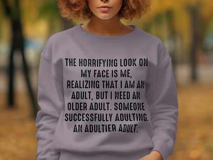 Realizing I Need an Older Adult Sweatshirt Product