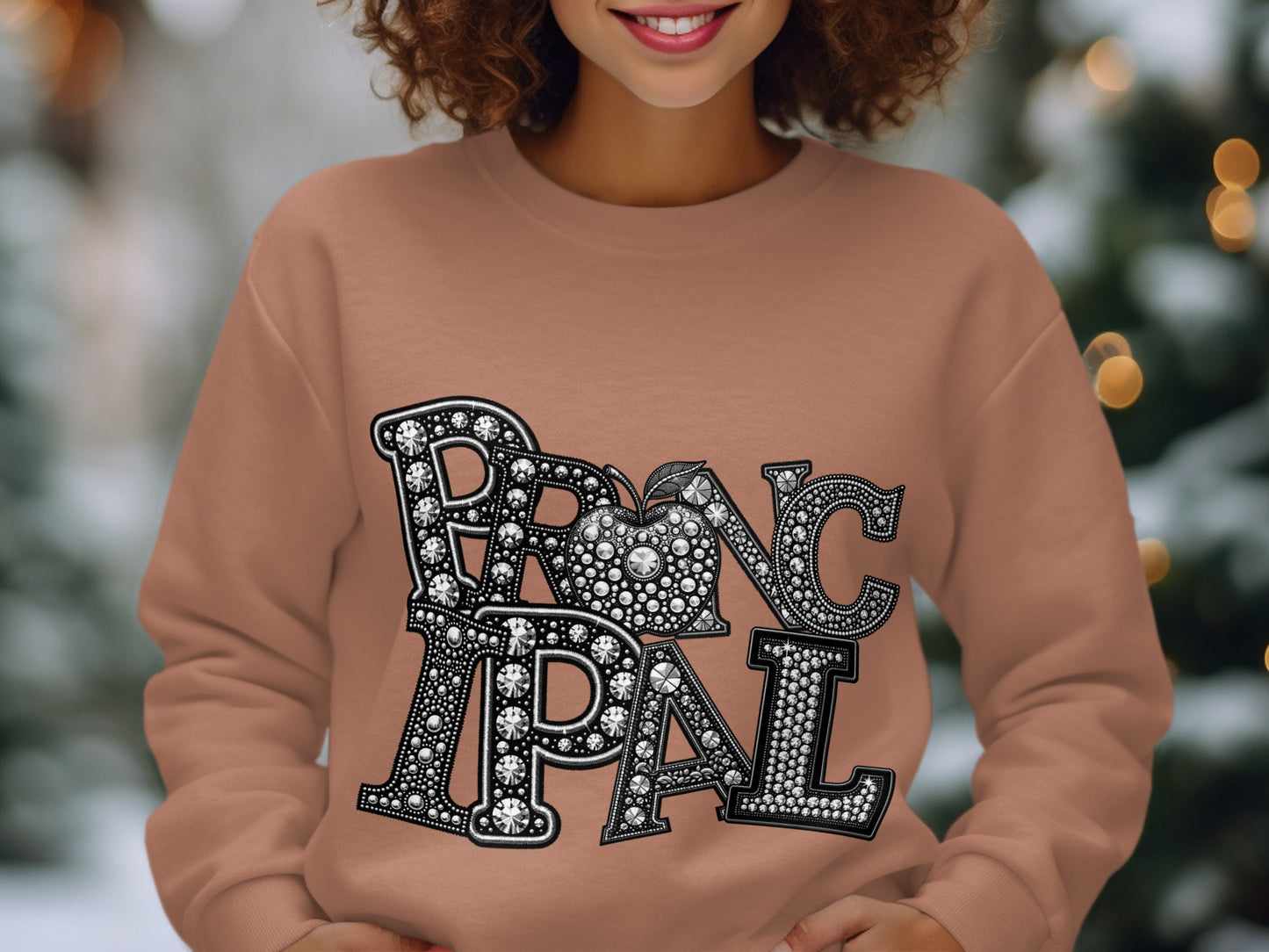 Glamorous Rhinestone Principal Sweatshirt