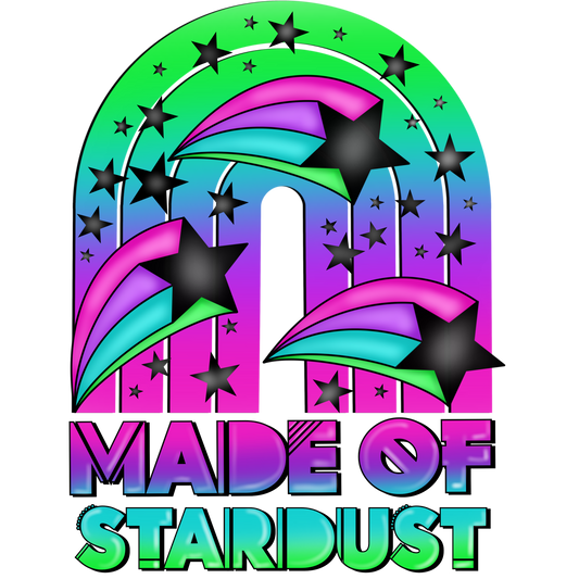 Rainbow Made of Stardust design sticker