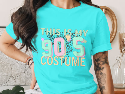 This Is My 90's Costume Graphic Tee Shirt
