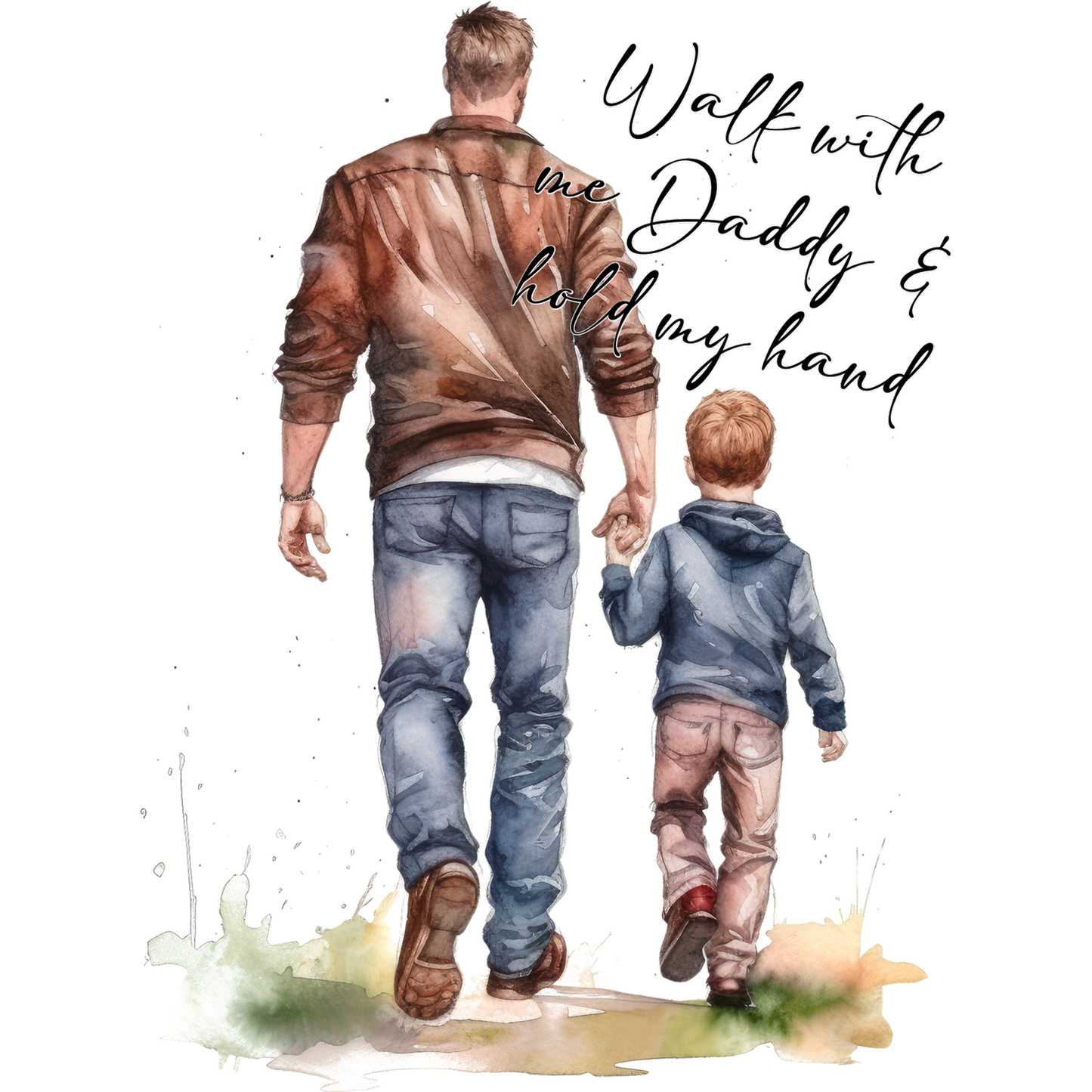 Walk with me Daddy & hold my hand product