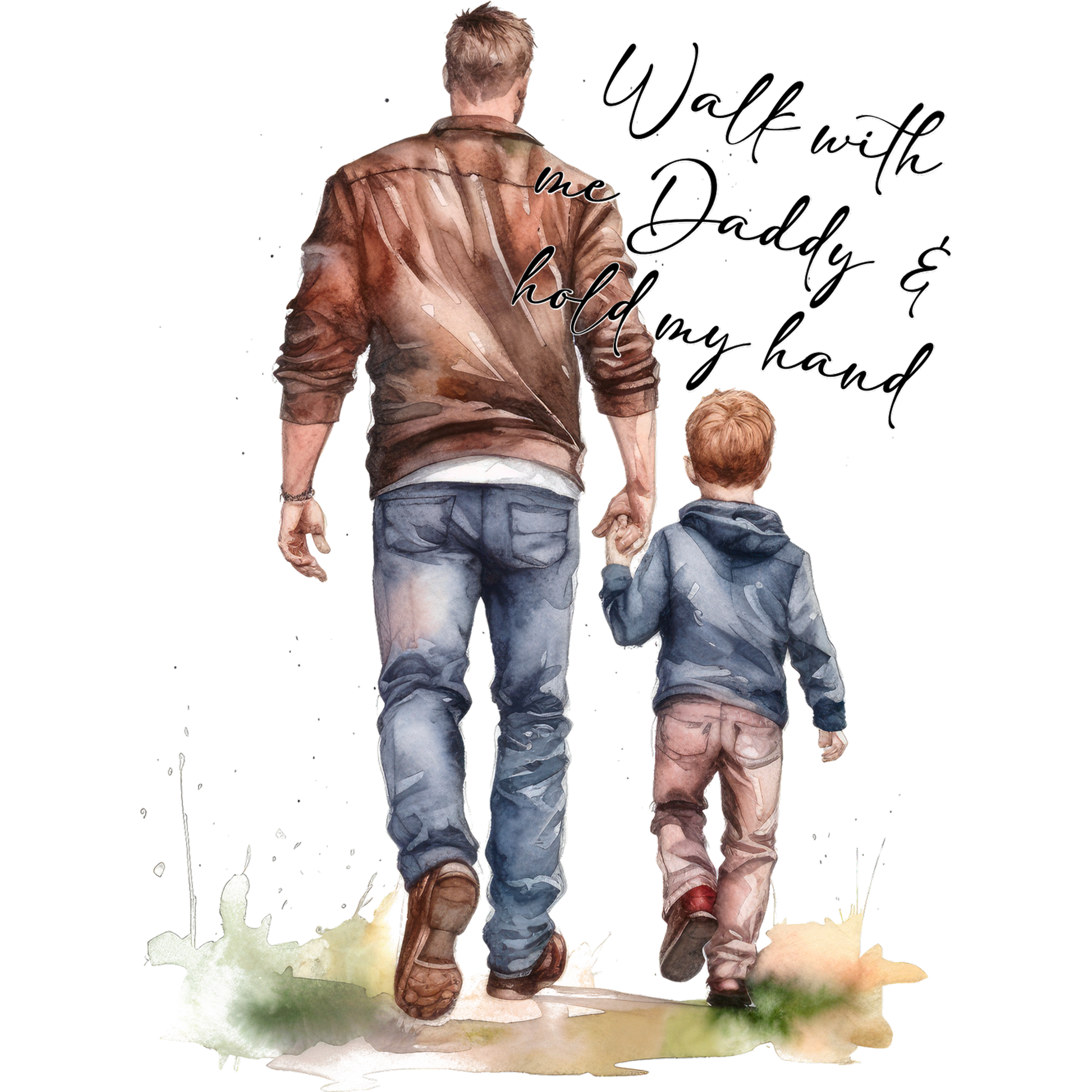 Walk with me Daddy & hold my hand product