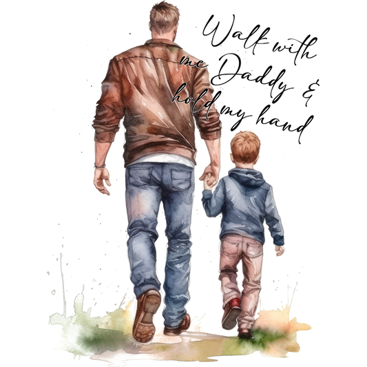 Walk with me Daddy & hold my hand product