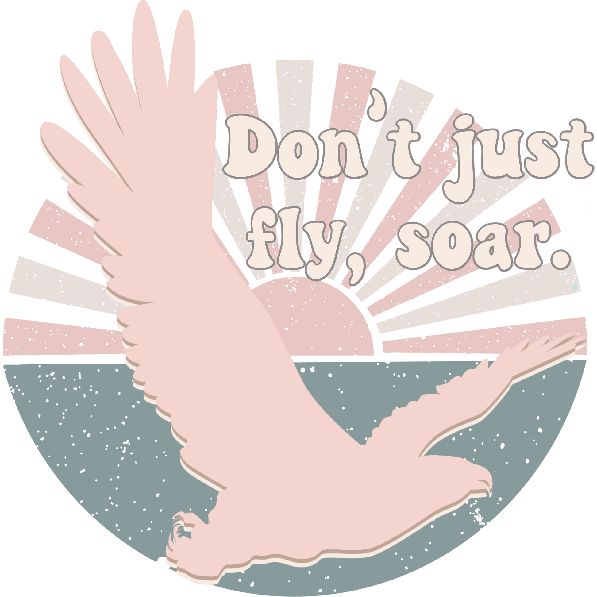 Motivational Eagle Soar Graphic Inspirational Art
