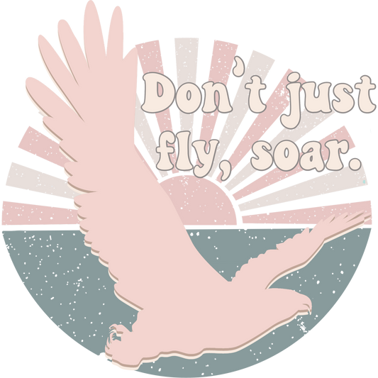 Motivational Eagle Soar Graphic Inspirational Art