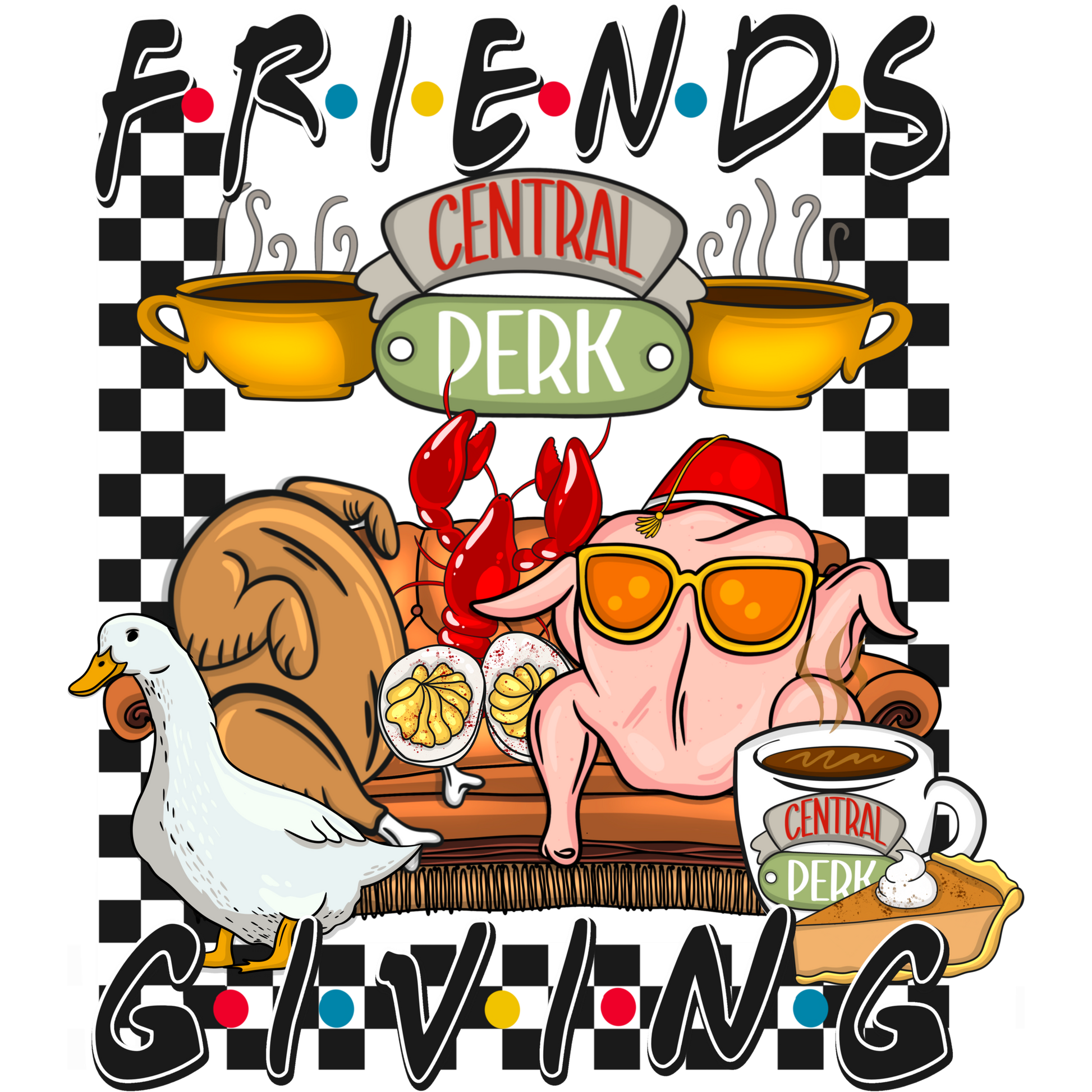 Friendsgiving Central Perk themed product