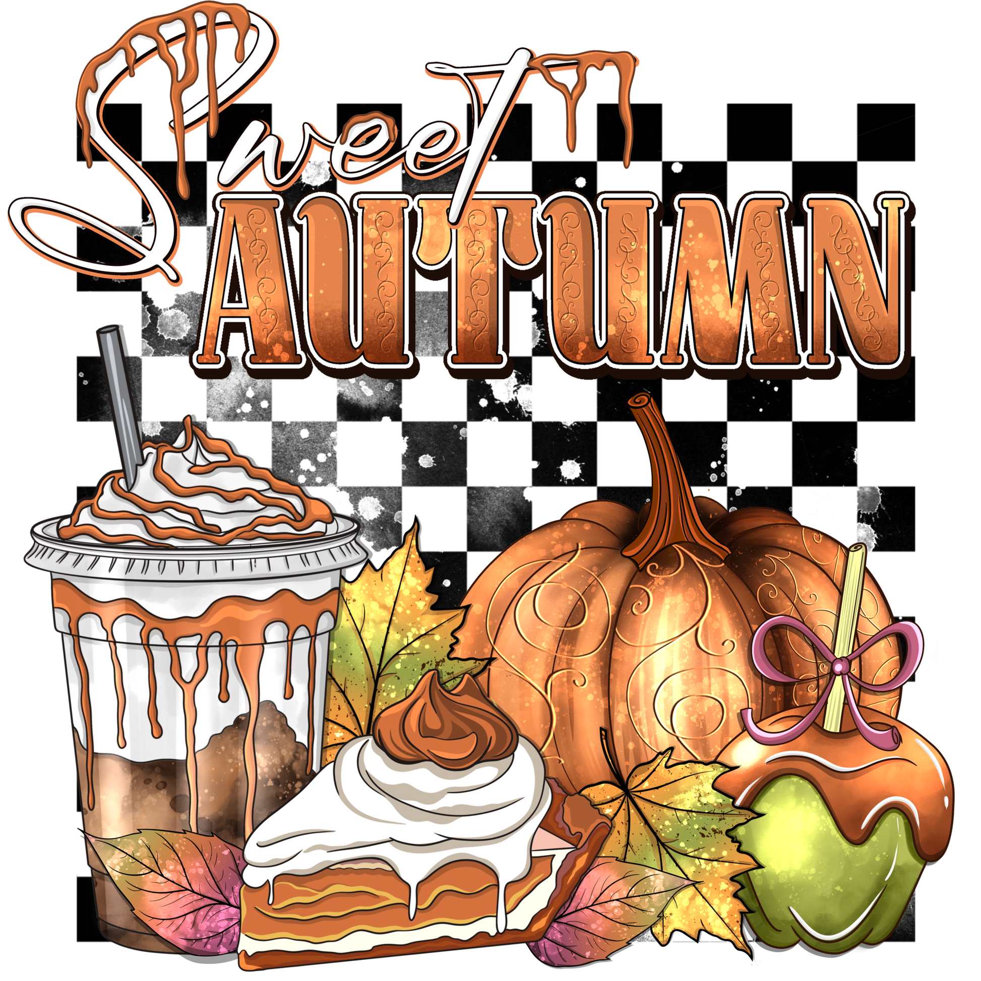 Sweet Autumn Seasonal Treats Illustration product