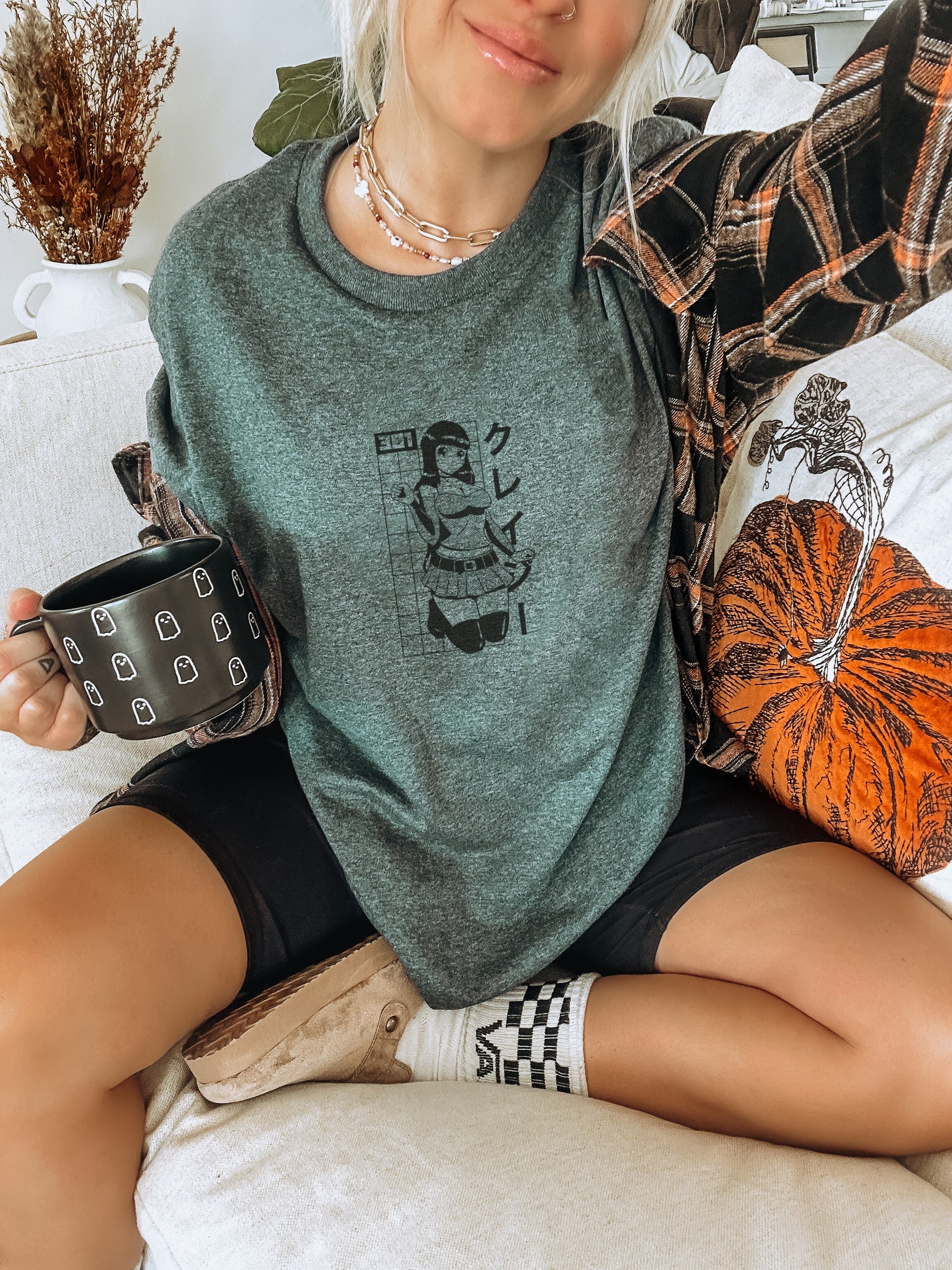 Cute Graphic Print Casual Oversized T-Shirt
