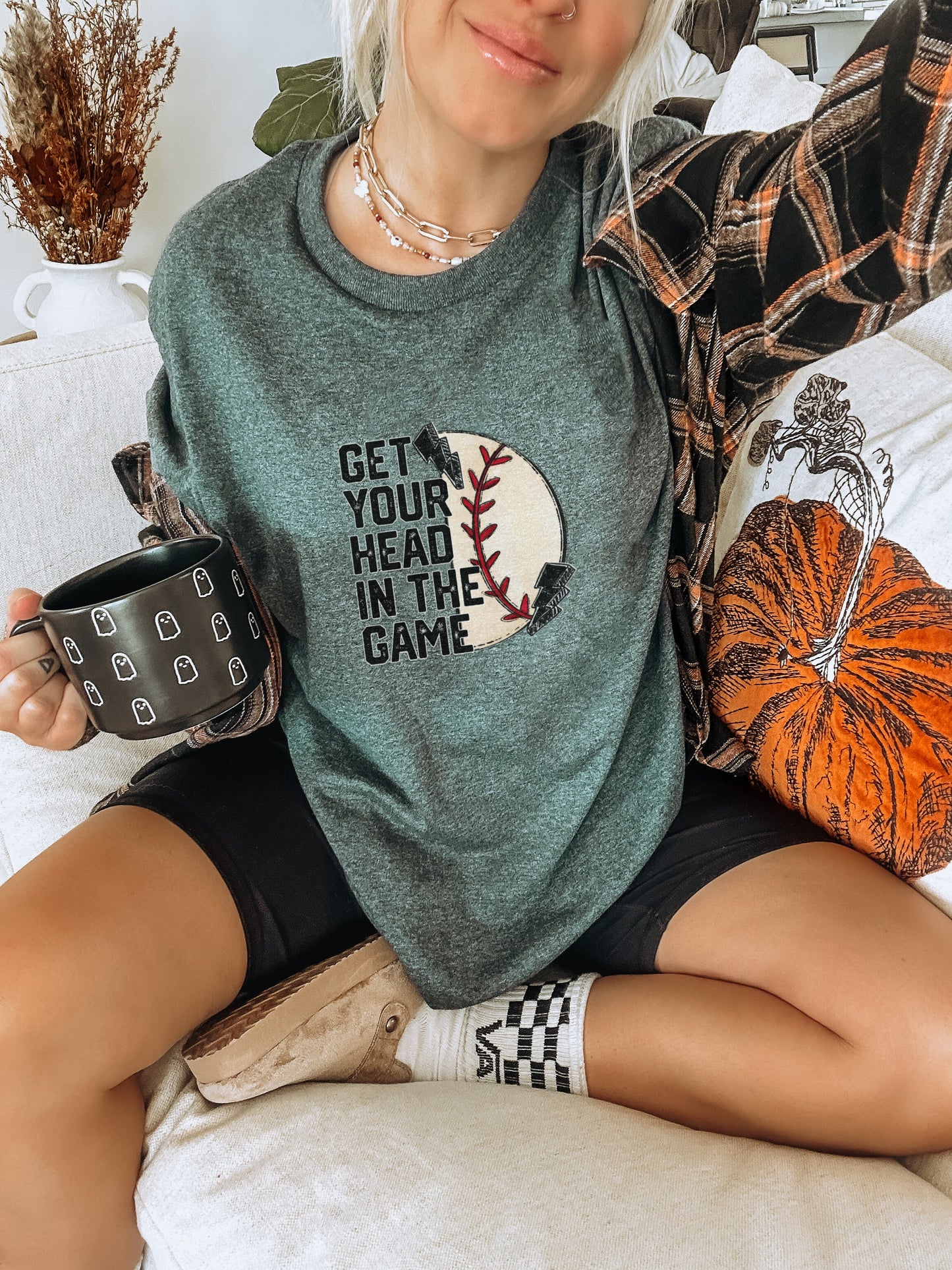 Get Your Head in the Game Baseball Shirt