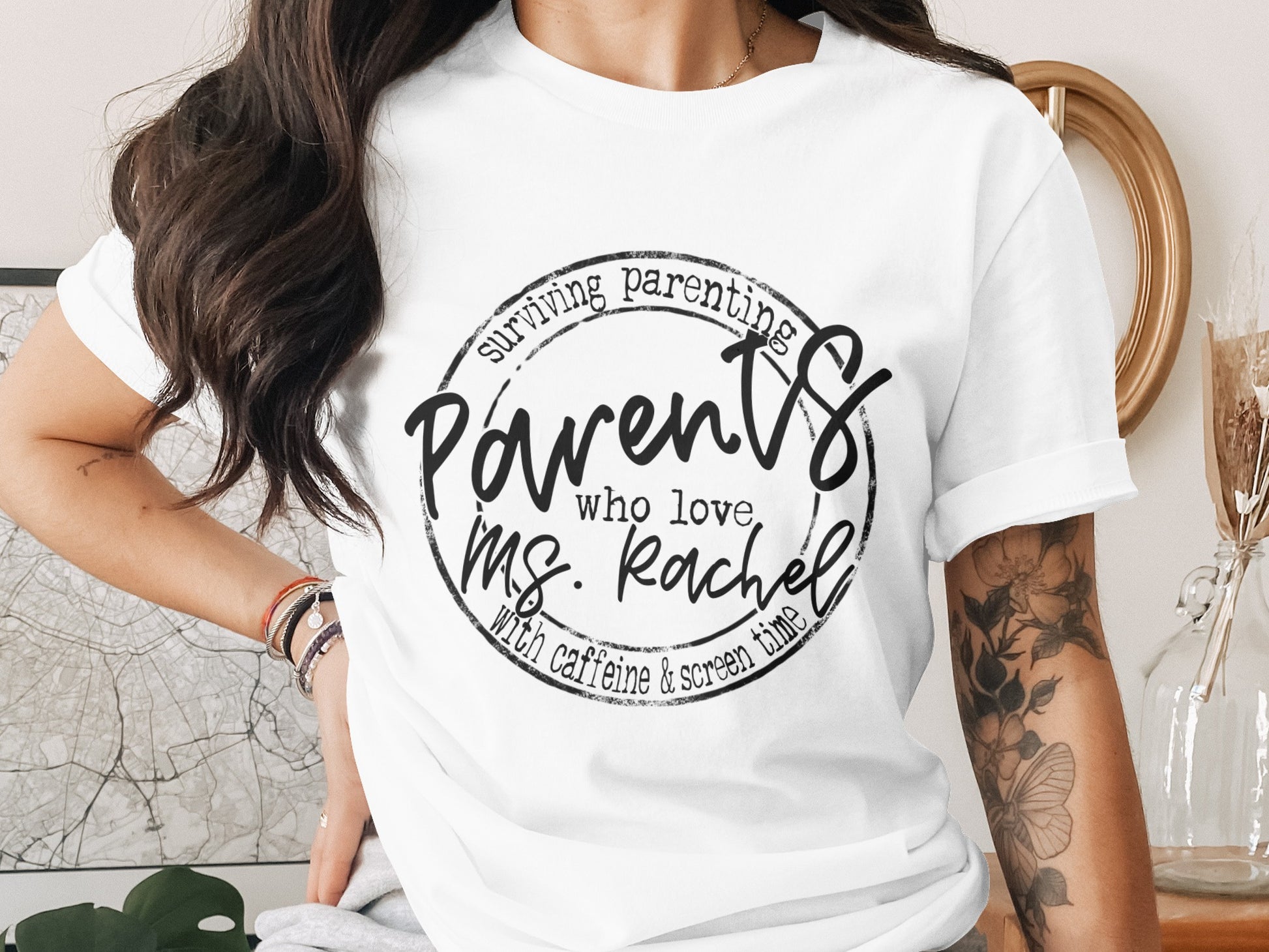 Surviving Parenting Parents Who Love Ms Rachel Shirt