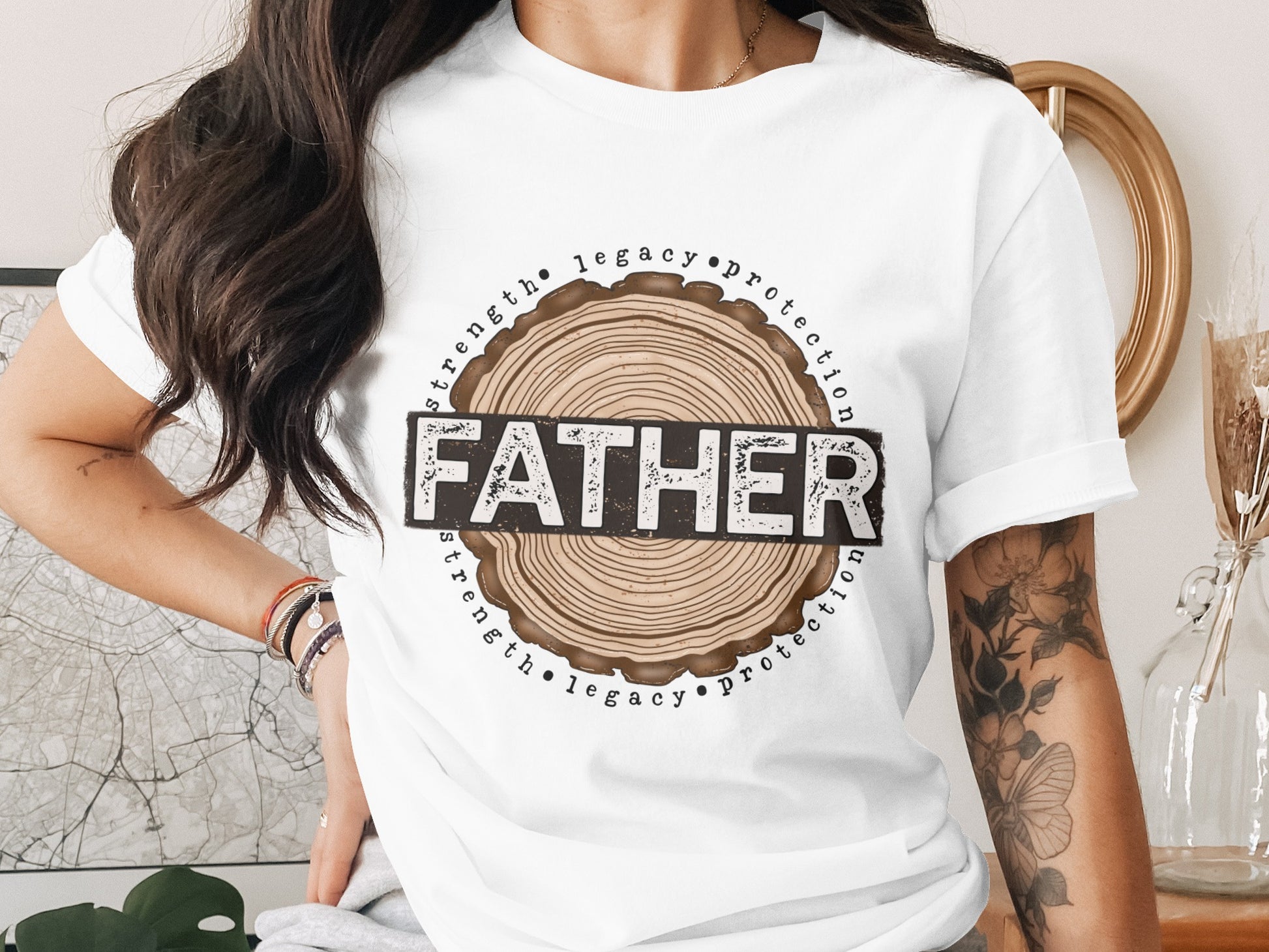 Father Strength Legacy Protection T-Shirt