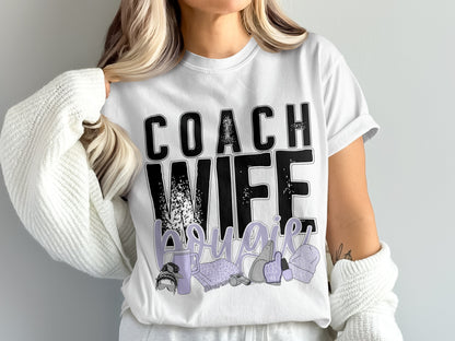 Coach Wife Bougie Shirt Bold Graphic Design