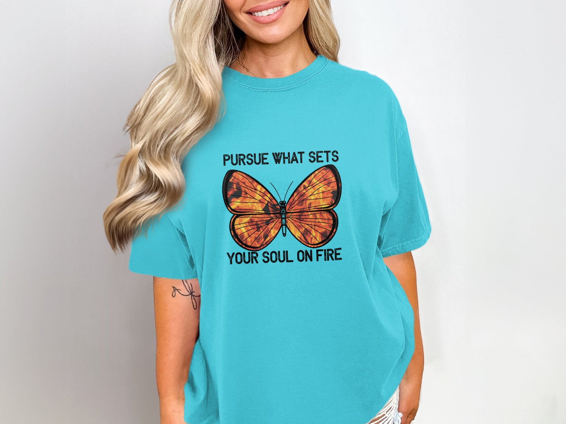 Pursue What Sets Your Soul On Fire Butterfly Shirt