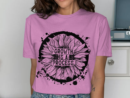 Growth Is a Process Graphic Tee Shirt
