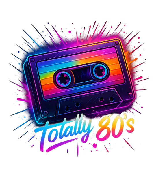 Totally 80's Retro Music Design for Unique Style