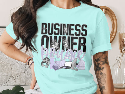 Business Owner Bougie Graphic Tee for Entrepreneurs