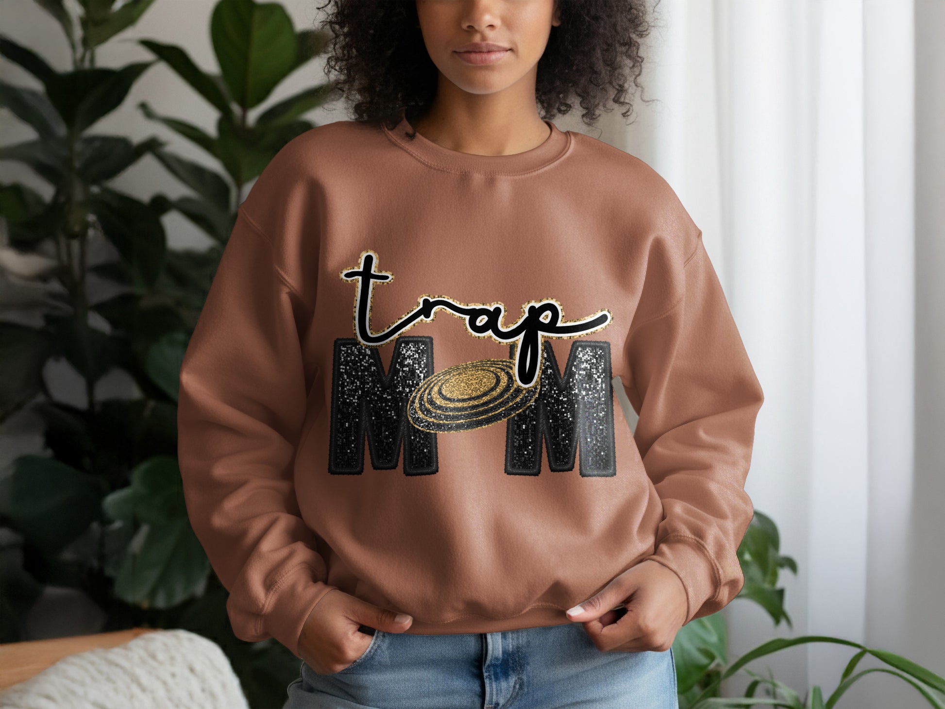 Trap Mom Graphic Sweatshirt Fashion Statement