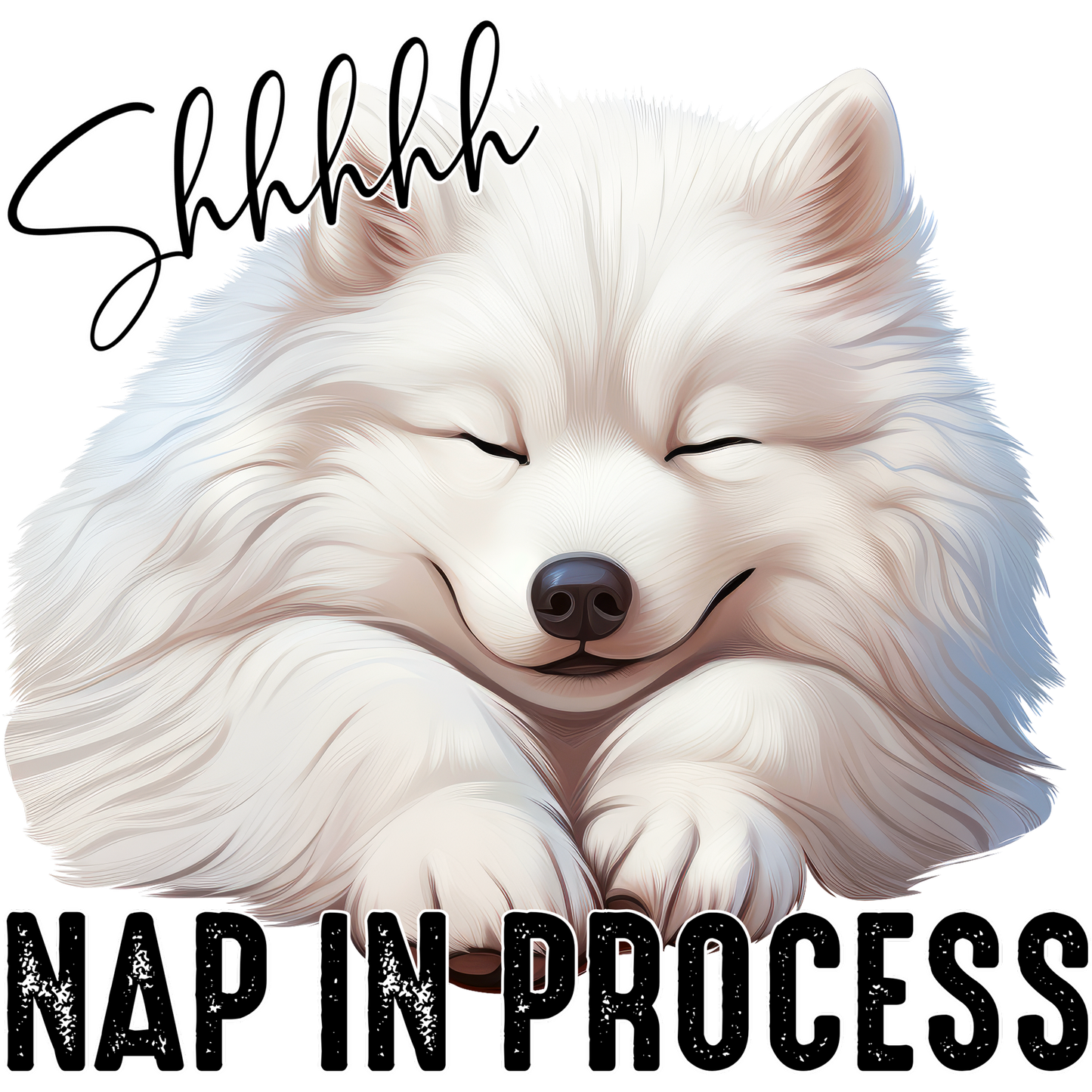 Shhhhhh Nap In Process Adorable Sleeping Dog Sign