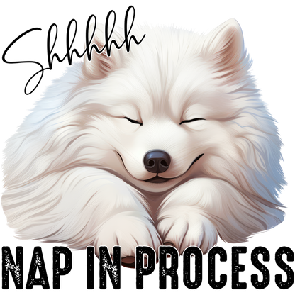 Shhhhhh Nap In Process Adorable Sleeping Dog Sign
