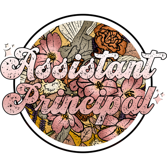 Floral Vintage Design Assistant Principal Accessory