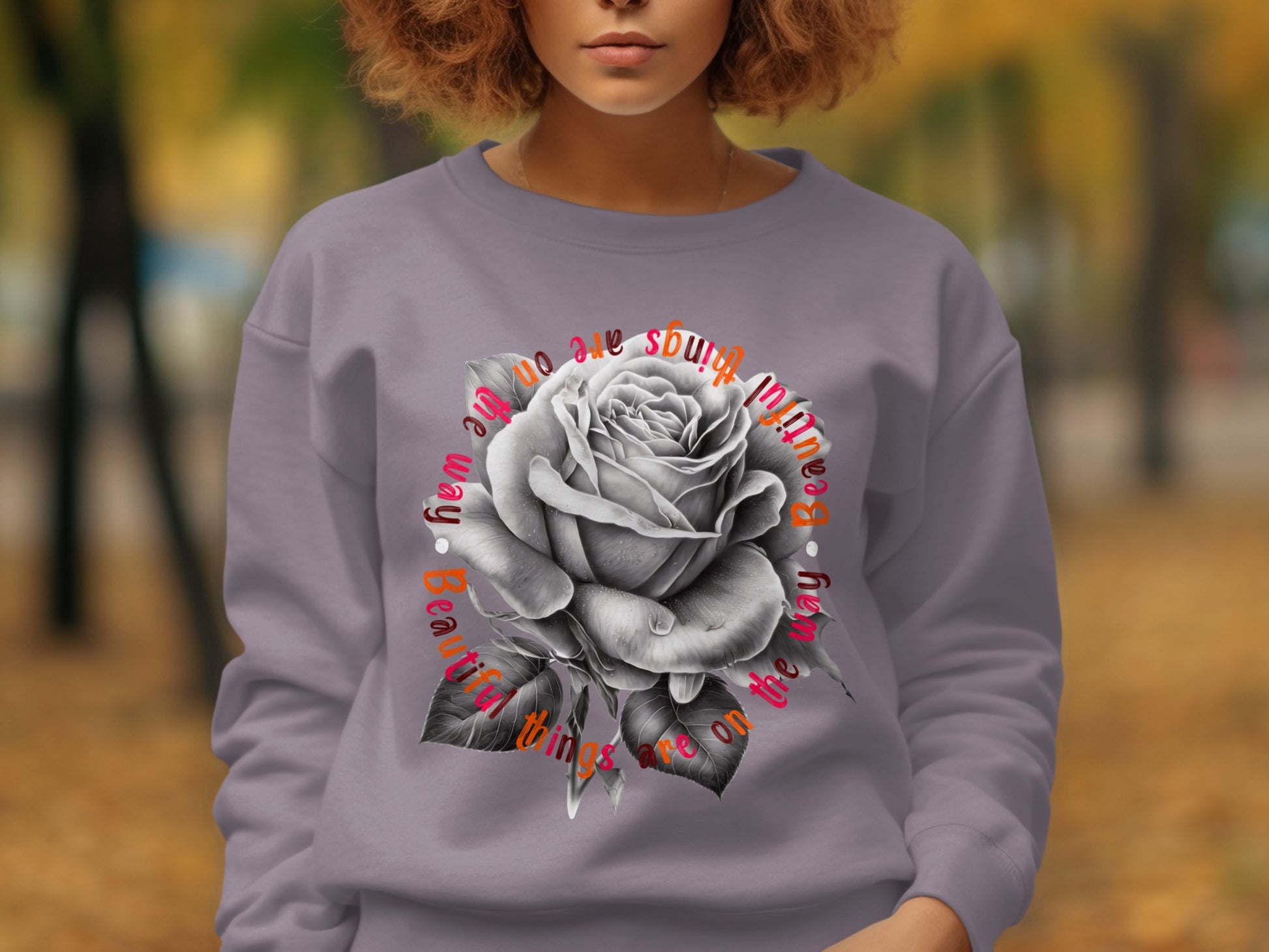Beautiful Wings Rise On The Girl Sweatshirt