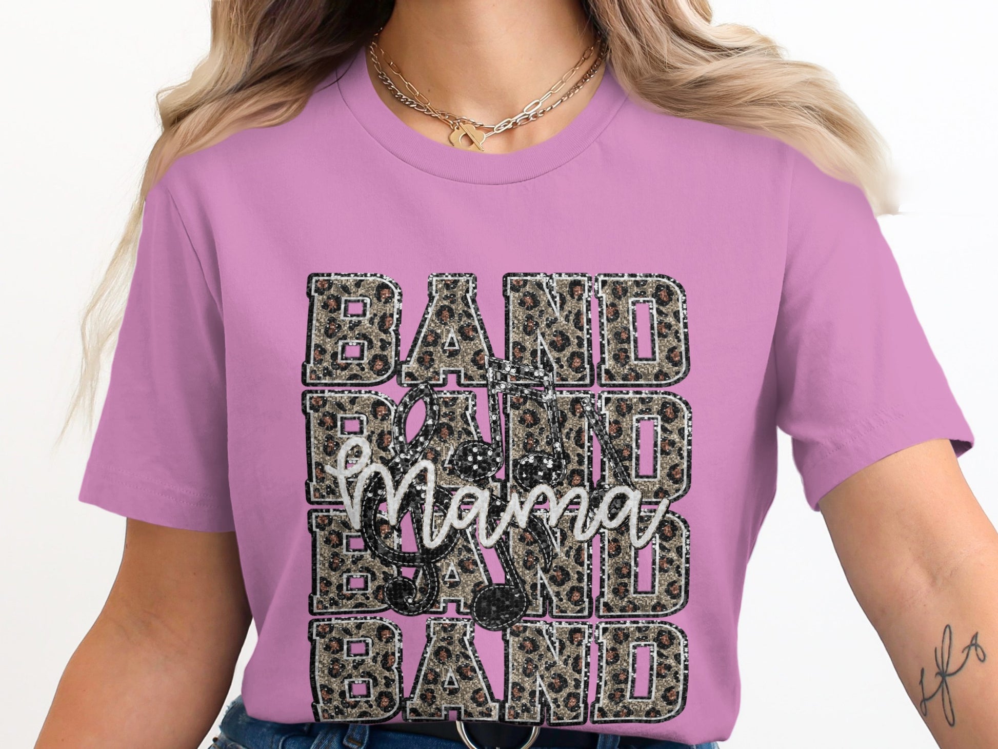 Band Mama Graphic Tee Shirt for Music Lovers