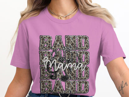 Band Mama Graphic Tee Shirt for Music Lovers