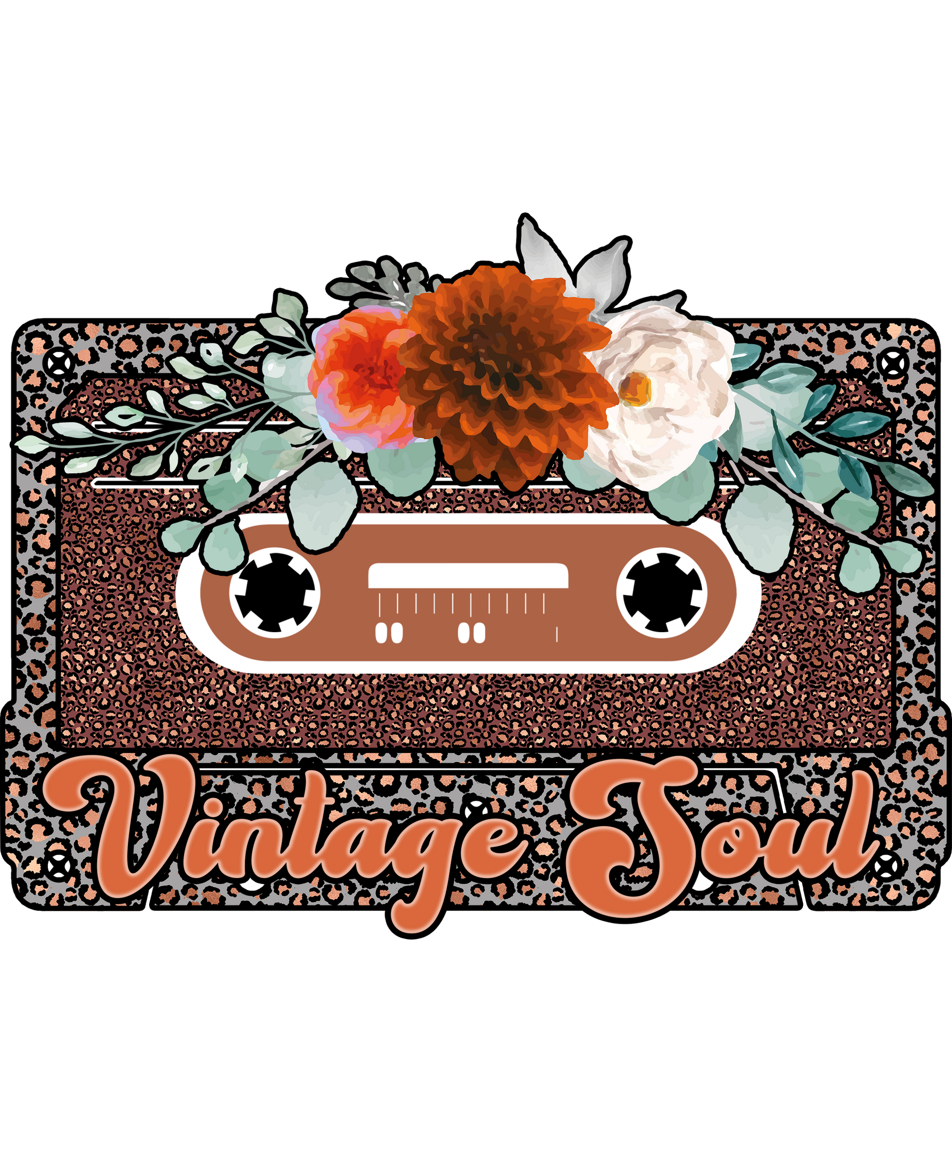 Vintage Soul Graphic Cassette Tape Art product