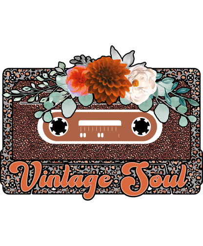 Vintage Soul Graphic Cassette Tape Art product