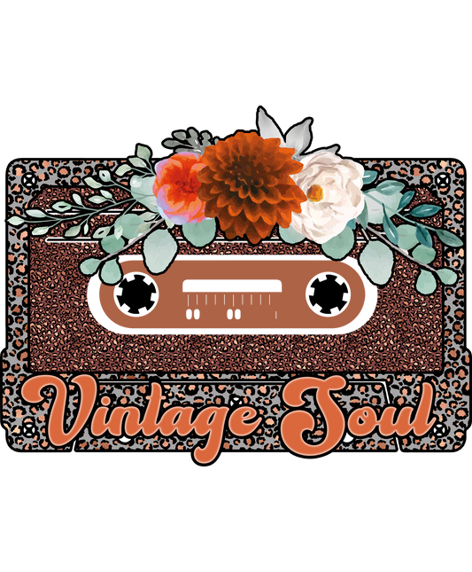 Vintage Soul Graphic Cassette Tape Art product