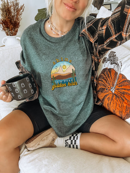 Shine It's Your Golden Hour Graphic T-Shirt