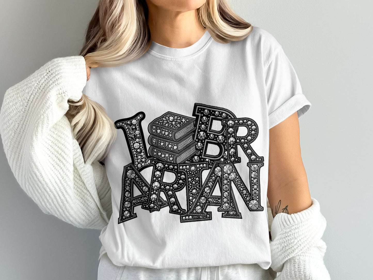 I Love Books Librarian T-Shirt for Book Lovers