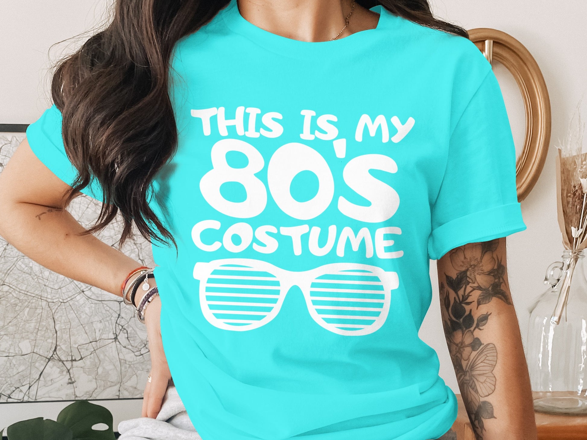 This Is My 80's Costume Graphic Tee Unique Design Shirt
