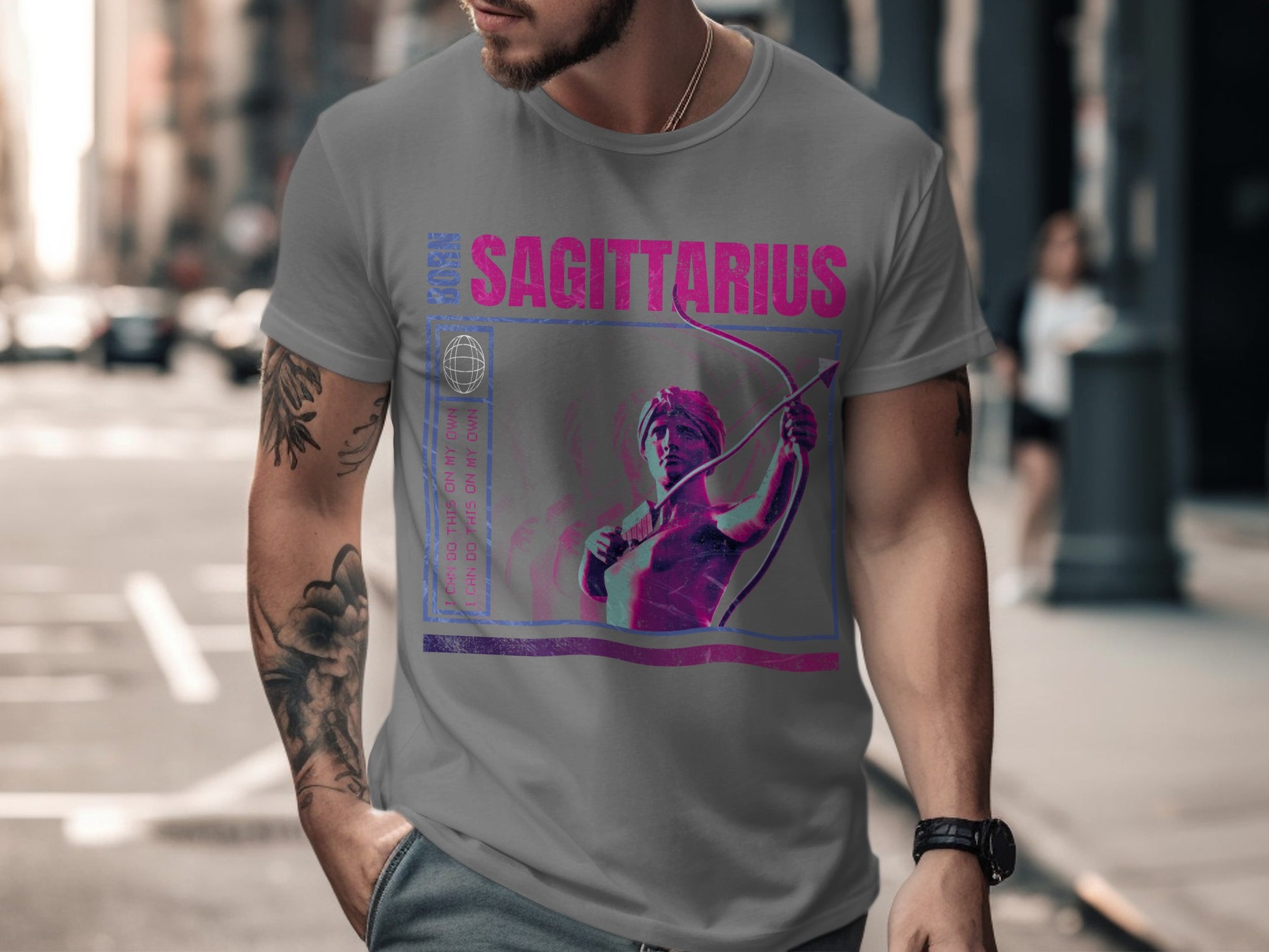 Vintage Sagittarius Archer Graphic Tee product