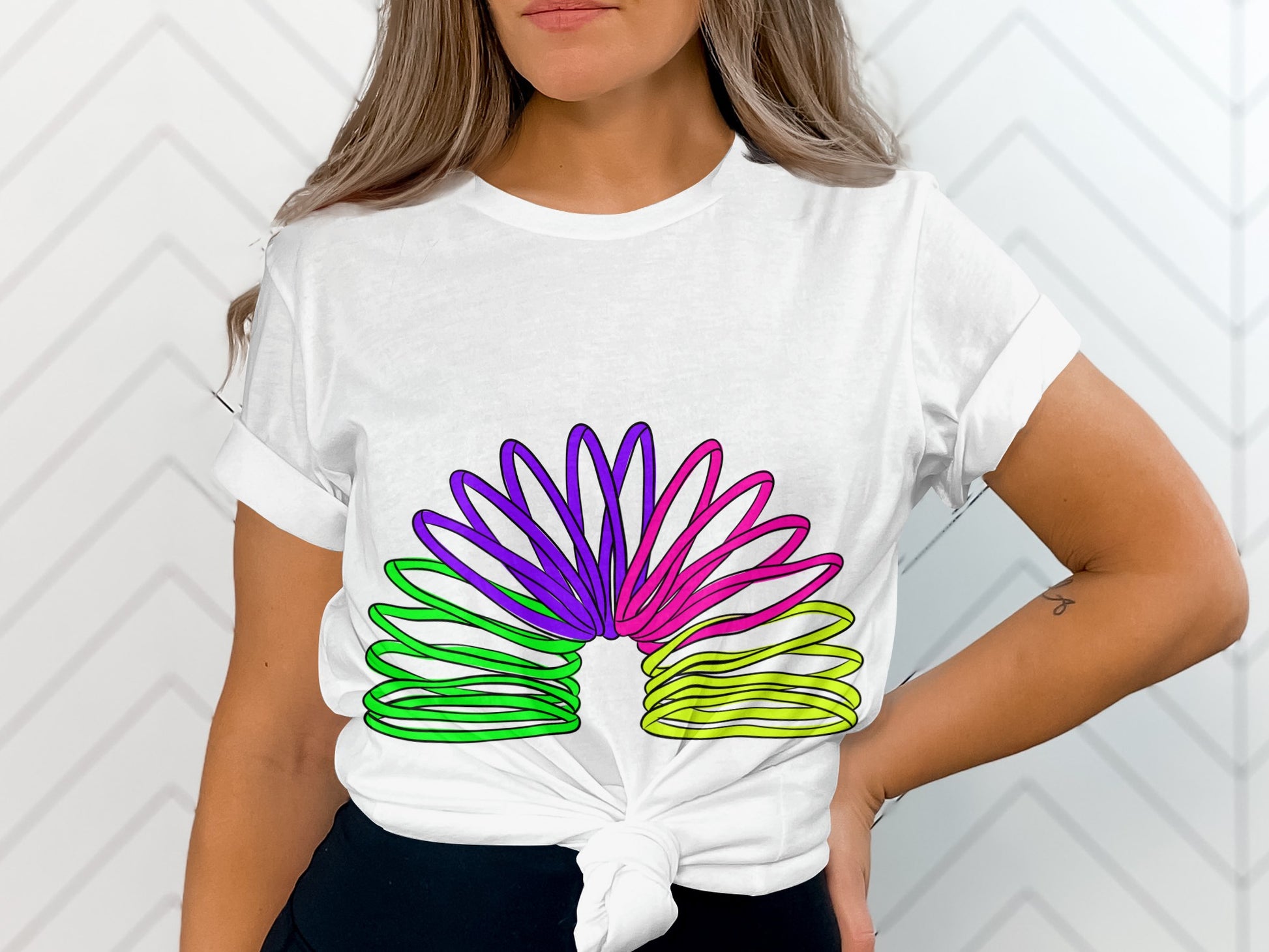 Colorful Abstract Design Women's T-Shirt