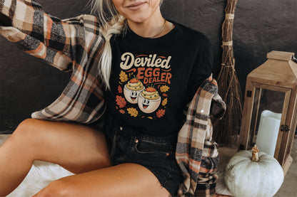 Deviled Egg Dealer Funny Halloween Themed Shirt