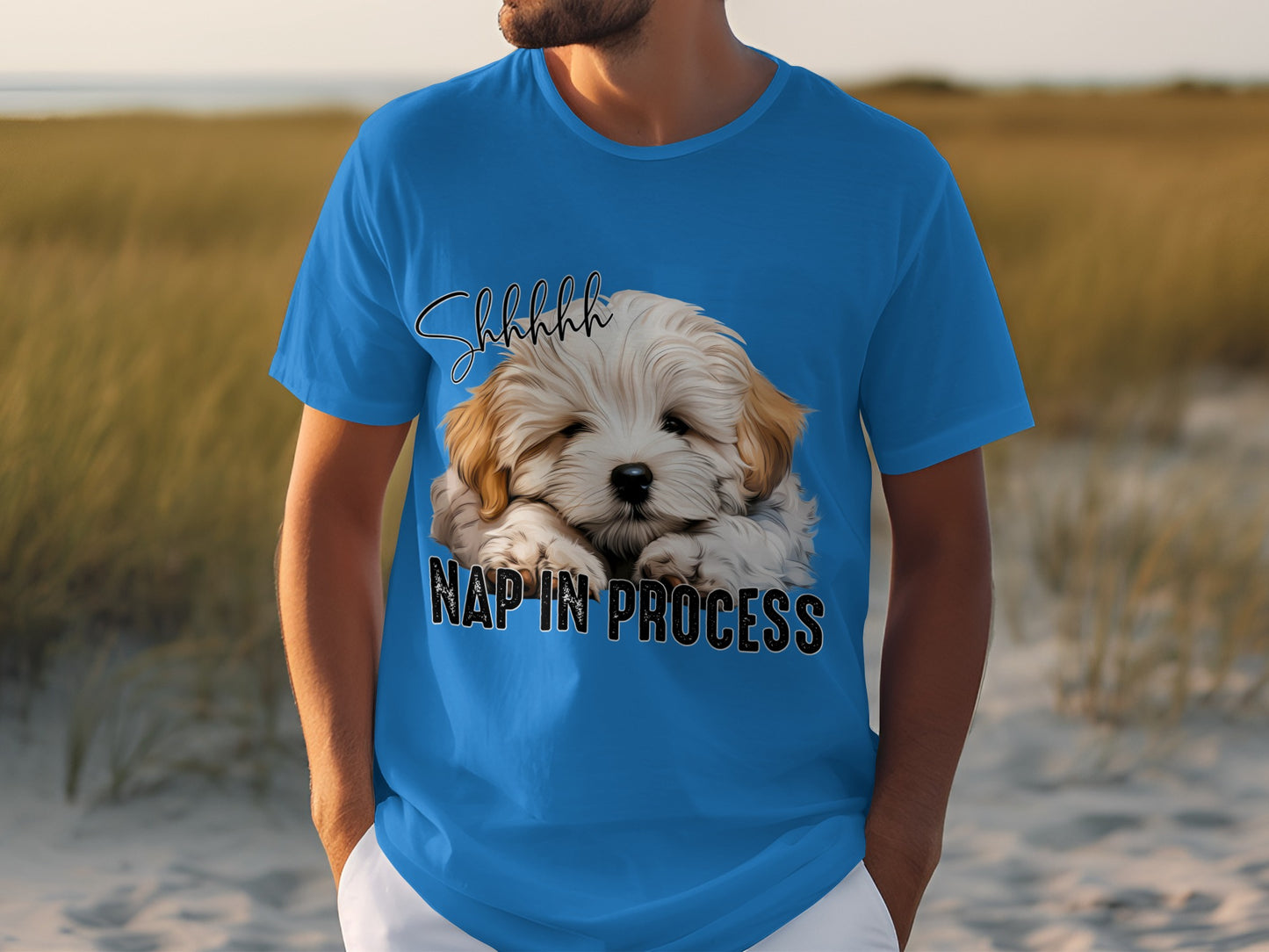 Shhhhh Nap In Process Cute Pet Design Shirt